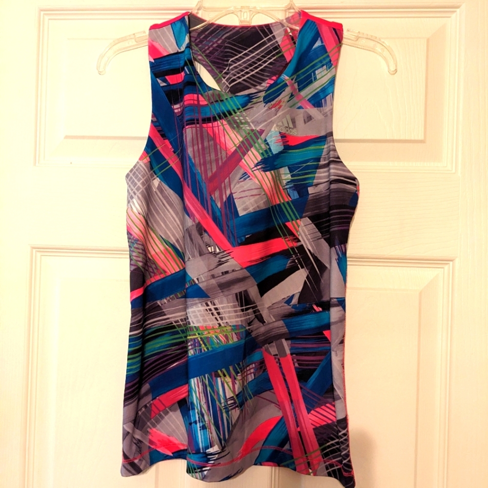 Adidas Girl's Athletic Twist Back Tank Size 12/14